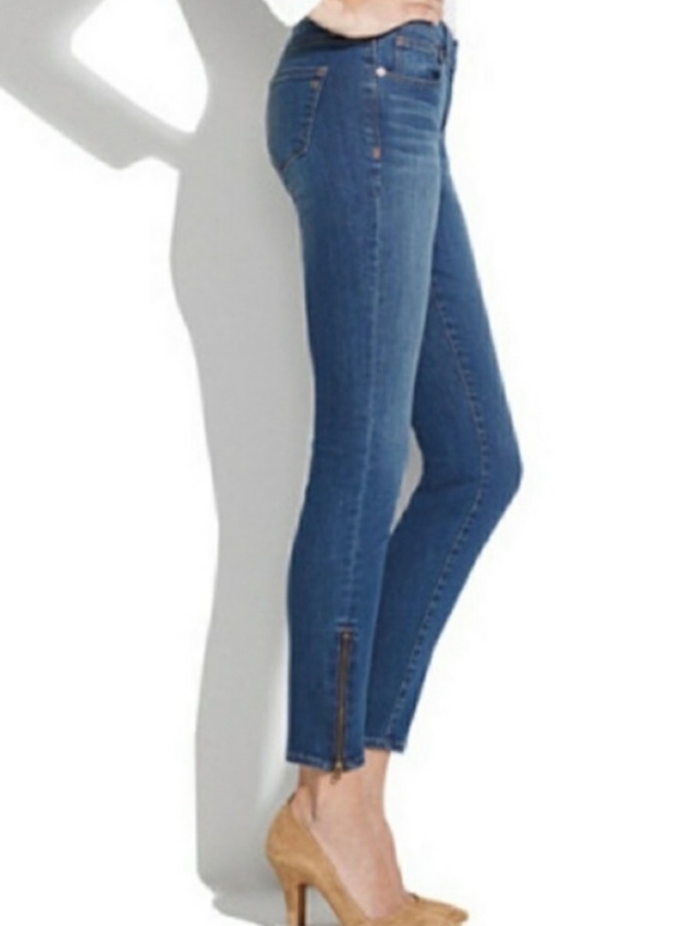 MADEWELL Zipper Hem Skinny Skinny Jeans size 27